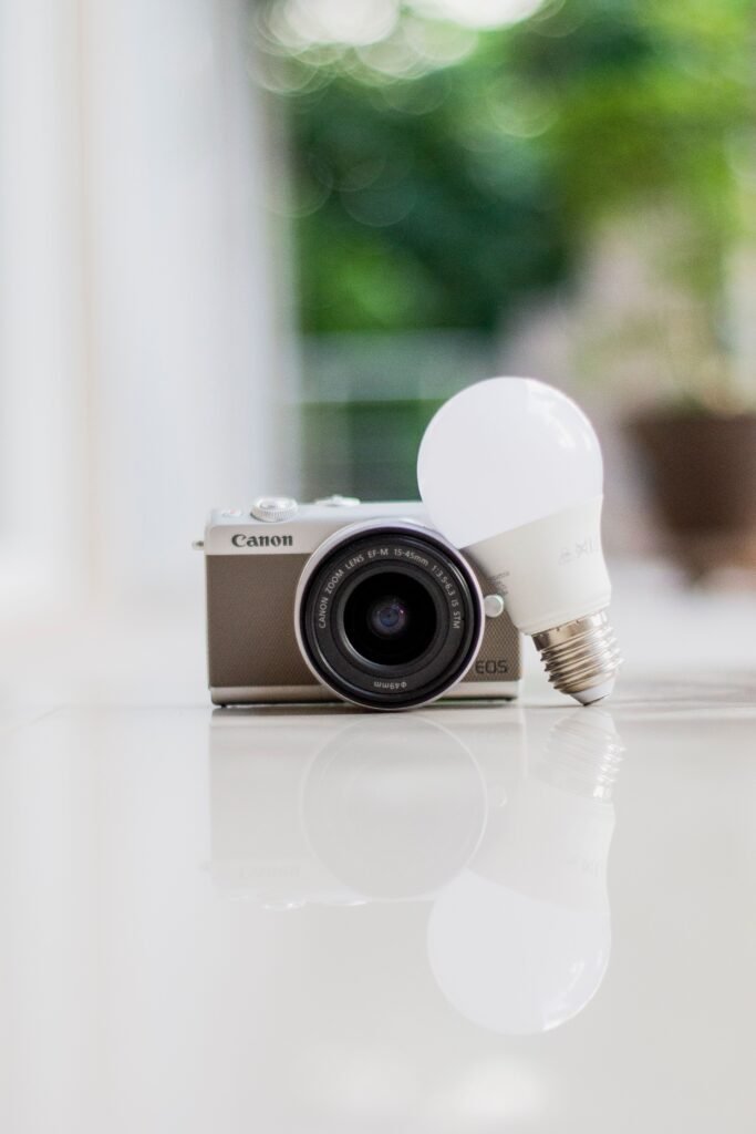 Camera Bulb: Smart security camera bulb with 360° coverage, motion detection, night vision, and easy Wi-Fi connectivity—perfect for home and office security.